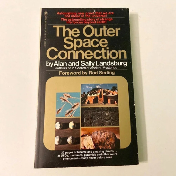 Vintage 1975 The Outer Space Connection by Alan and  Sally Landsburg Paperback - Picture 1 of 16